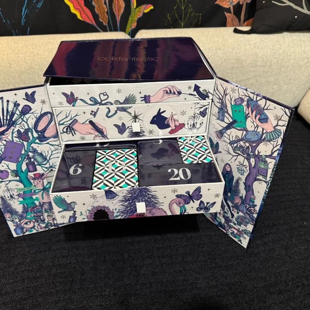 Lookfantastic® Beauty in Wonderland Case, Drawers & Mirror (Box Only/No Beauty)